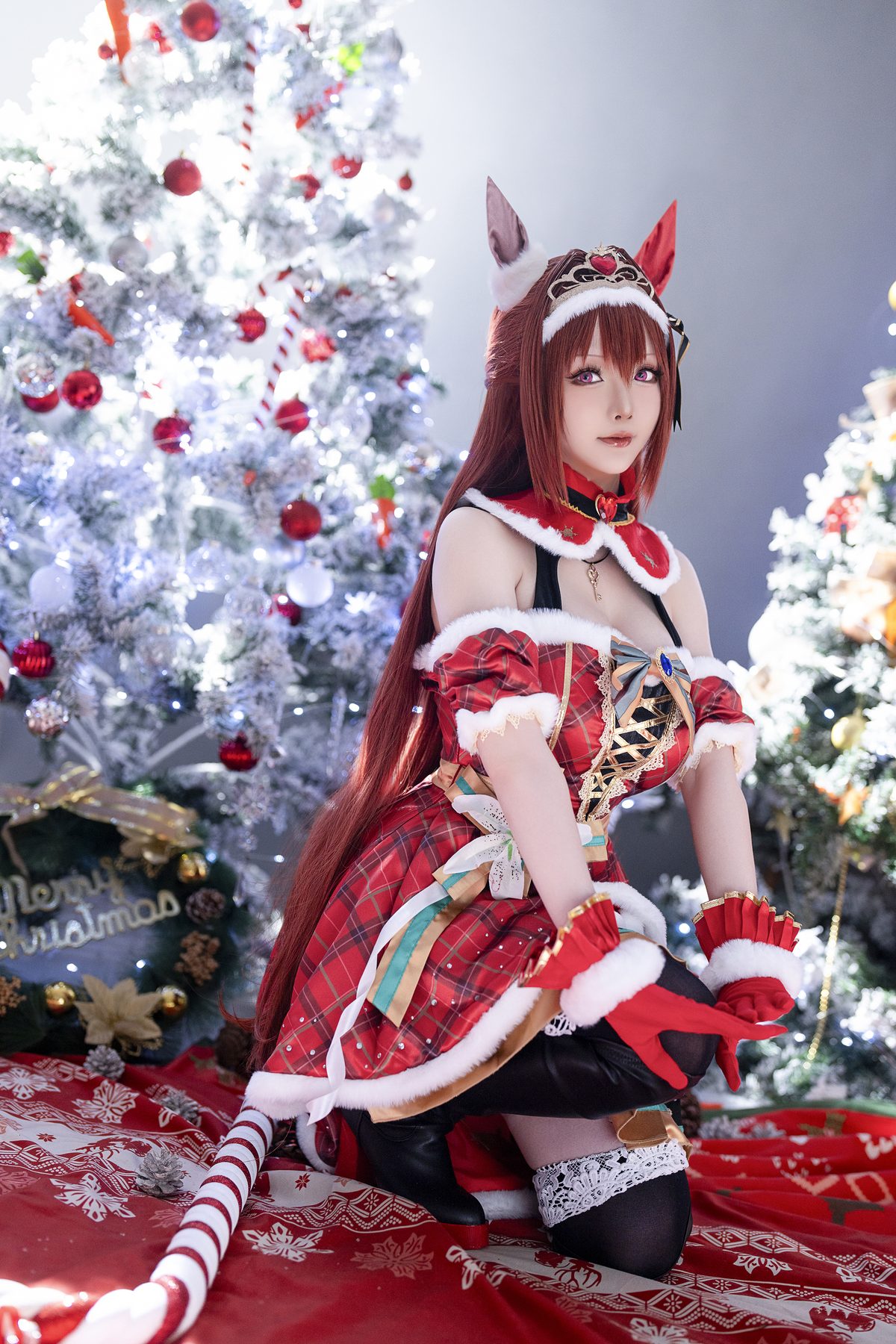 Coser@星之迟迟Hoshilily 2023年12月计划A 赛马娘 大和赤骥 圣诞衣装 0003 3859700821.jpg