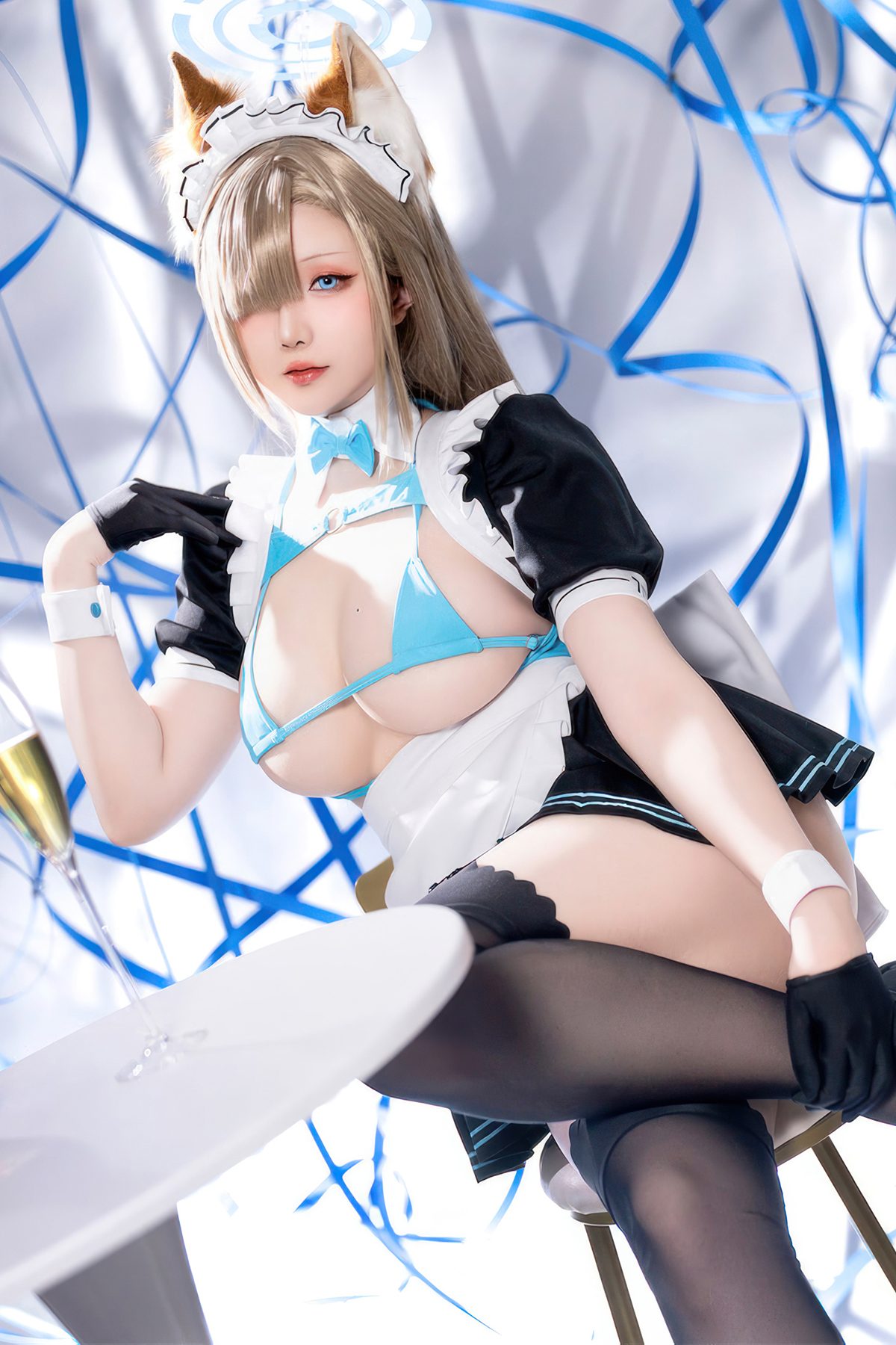 Coser@星之迟迟Hoshilily – 2023年12月计划C – 明日奈同人女仆 Part2