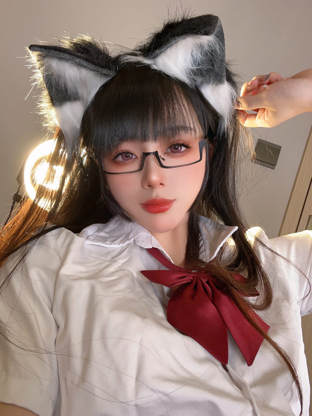 Coser@九言 猫耳娘的裙底 0003 2097234064.jpg