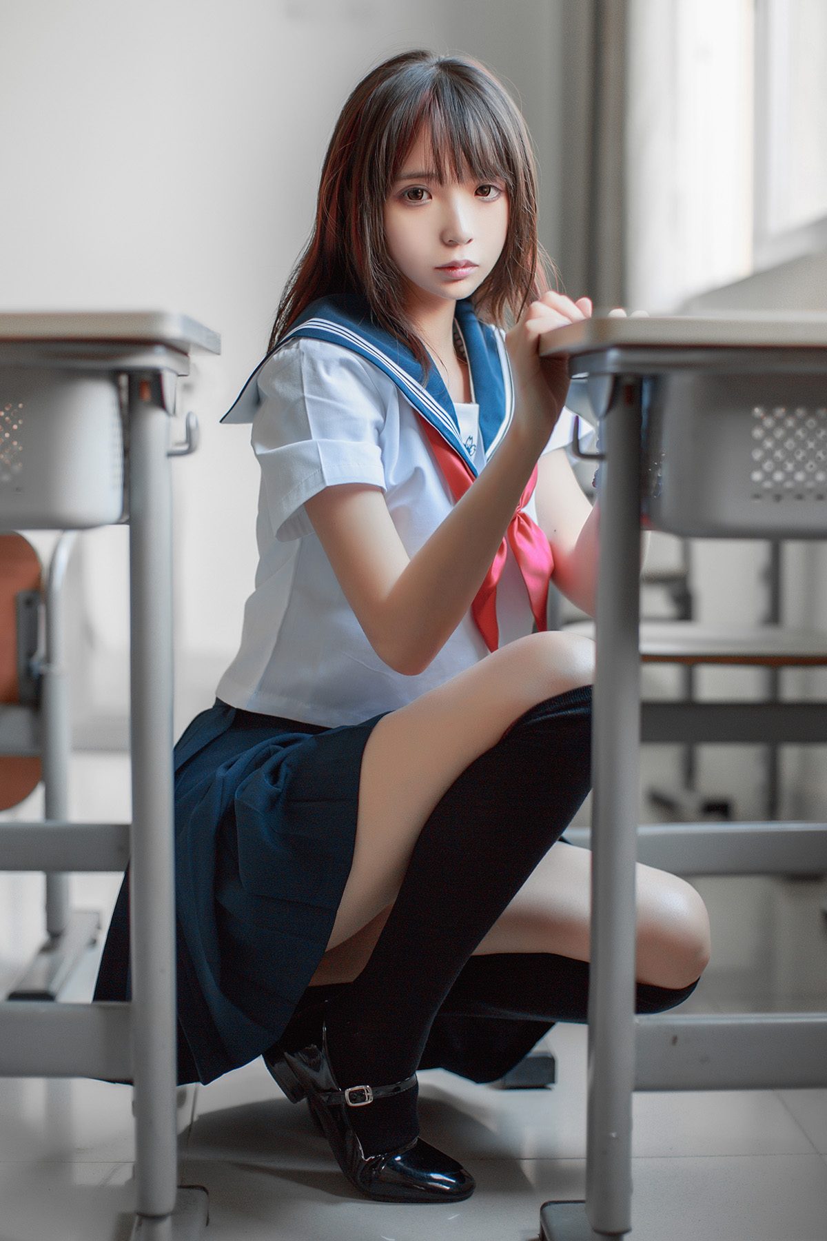 Coser@疯猫ss – 同桌的水手服